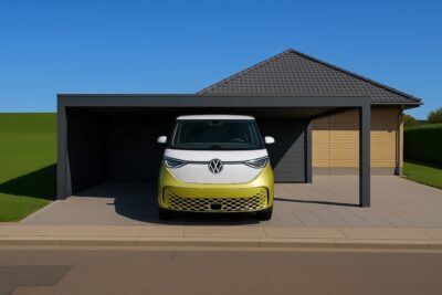 carport i stål fra Evergreen Nordic