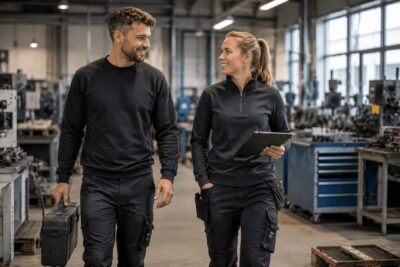 komfortabelt arbejdstøj