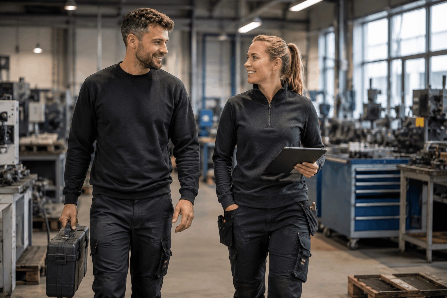 komfortabelt arbejdstøj